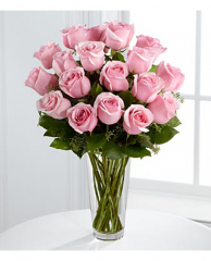 Buchet flori - Buchet simplu din 19 trandafiri roz premium