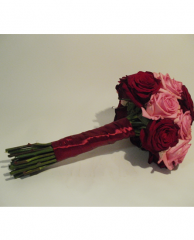 Buchete de flori - Buchet de trandafiri roz si rosii