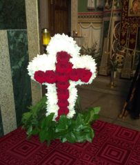 Funerare - Jerba funerara in forma de cruce
